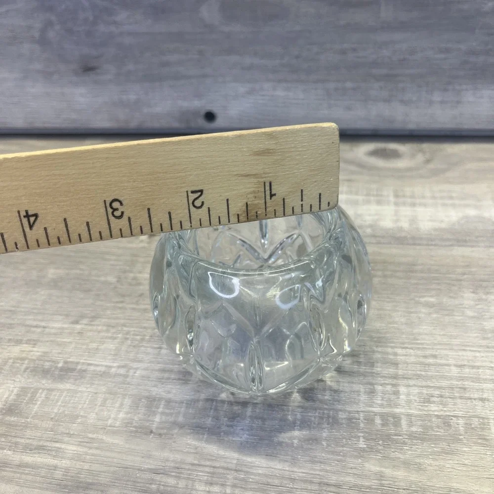 Vintage Homco Votive Candle Holder Made in USA Glass